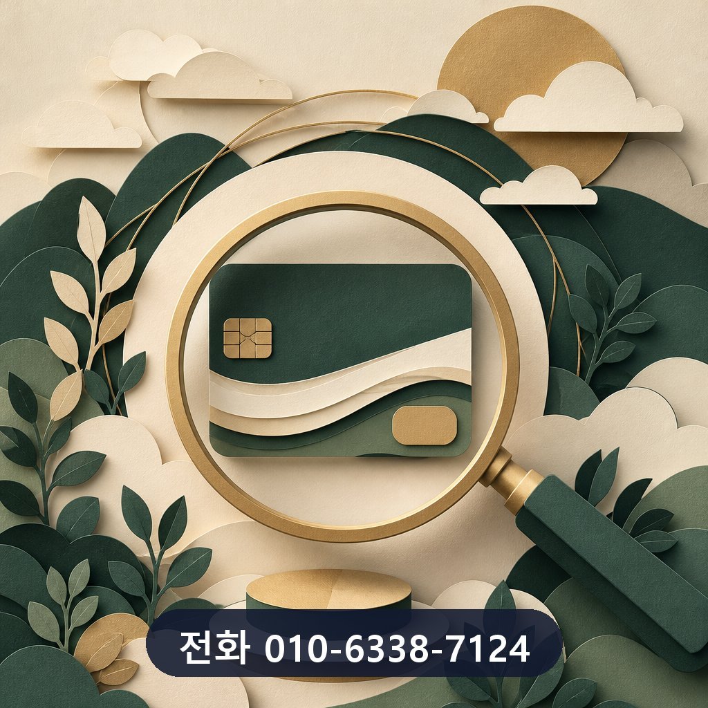 안산 카드깡 한도 확인 이미지